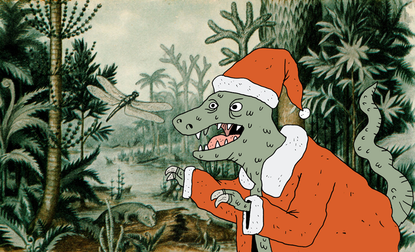 Jurassic Santa